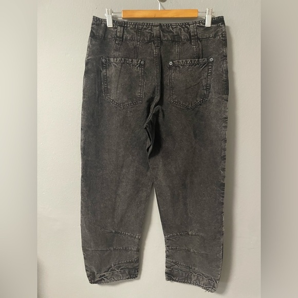 NWT Free People We The Free Supersonic Slim Crop Jeans in Black. Size 8 - Picture 6 of 11